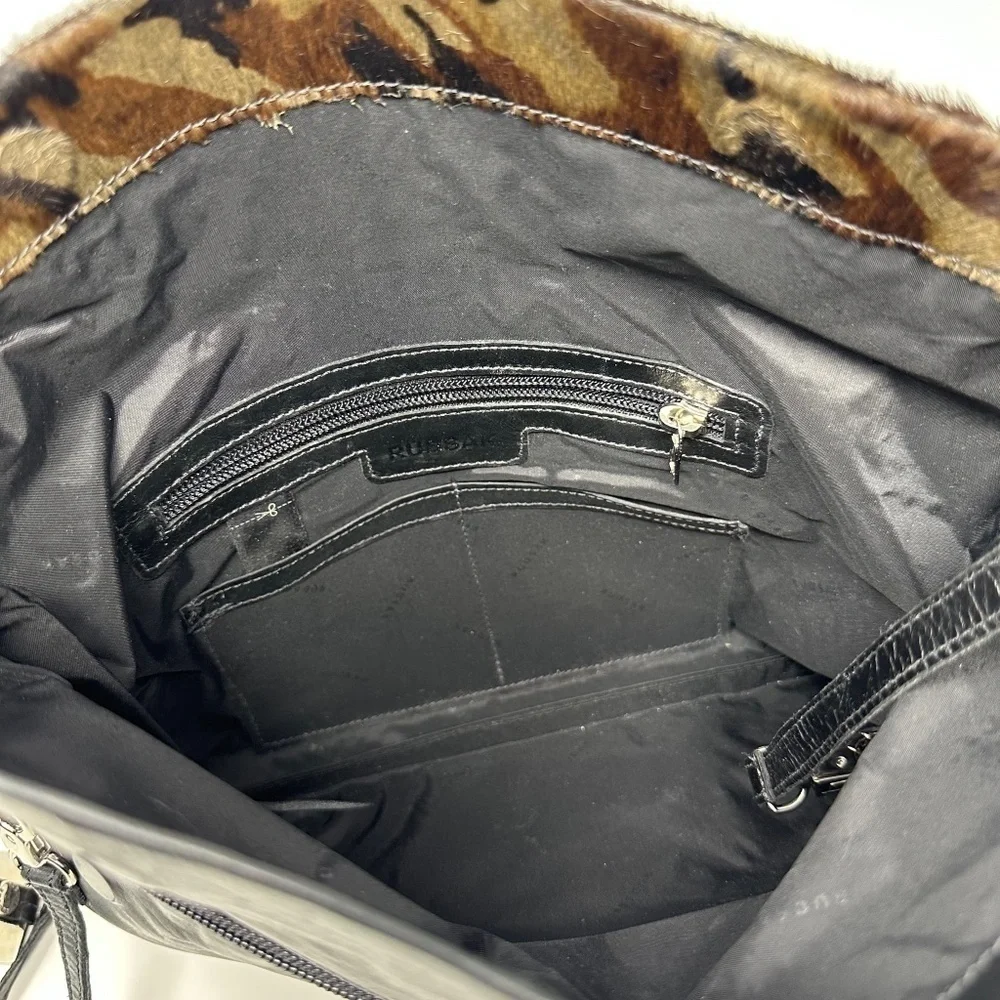 RUDSAK Crossbody/Clutch Leather w/Camo Ponyskin Bag
